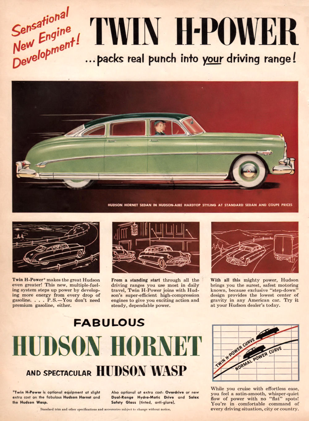 1953 Hudson Auto Advertising